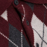Simkhai - Callum Cashmere Argyle Polo