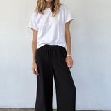 Ciao Lucia - Dita Pant Black Silk