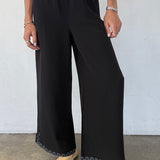 Ciao Lucia - Dita Pant Black Silk