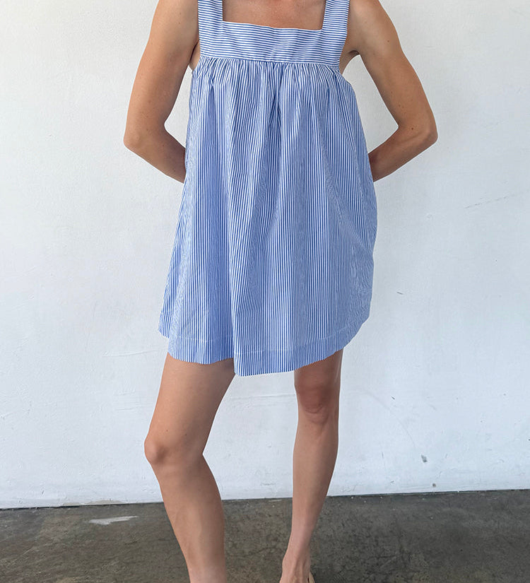 Ciao Lucia - Serra Striped Cotton Poplin Dress