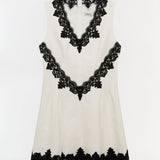 Simkhai - Minna Cotton Faille Lace Mini Dress