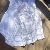 Ciao Lucia - Eugenia White Cotton Voile Top