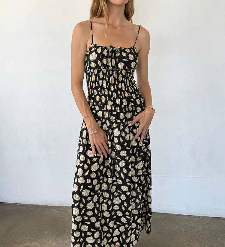 Ciao Lucia - Russo Shell Print Dress