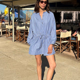 Ciao Lucia - Felina Stripe Shirting Dress