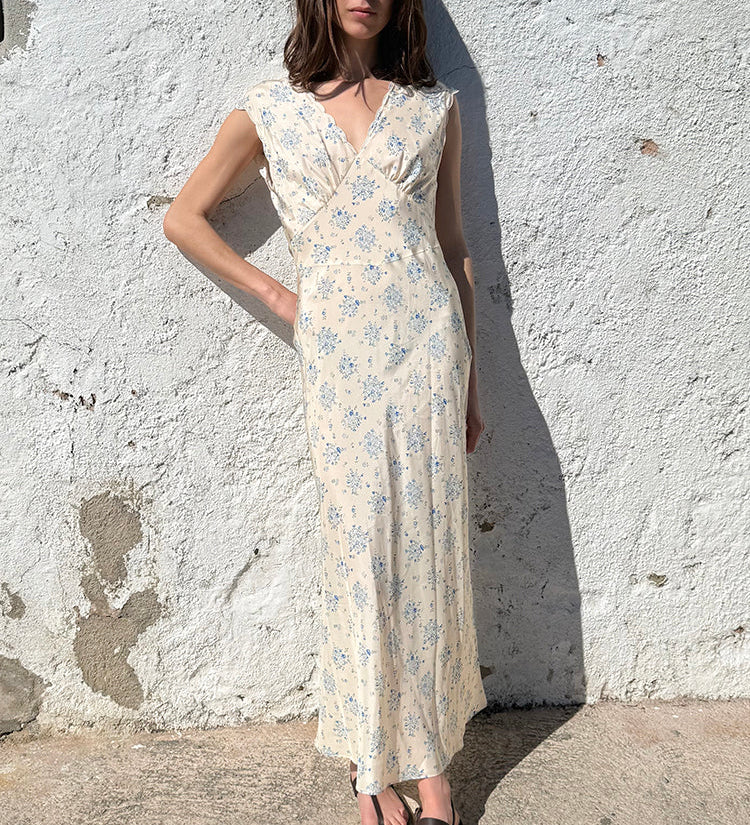 Ciao Lucia - Marja Ivory Silk Dress