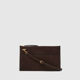 Metier - Incognito Clutch Suede Chocolate