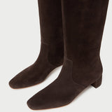 Loeffler Randall - Indy Dark Brown Suede Tall Boot