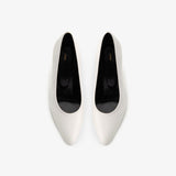 Jude - Inez Pump Off - White Leather