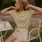 DÔEN - COLOMBE CASHMERE TOP -- GATEAU