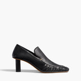 Khaite - Irene Pump in Black Pebbled Leather