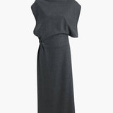Khaite - Iris Dress in Storm