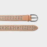Loeffler Randall - Isaac Honey/Silver Studded Belt