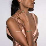 Dorsey - ISADORA RIVIÈRE BRACELET IN VIRIDIAN GREEN MOISSANITE