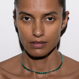 Dorsey - ISADORA RIVIÈRE NECKLACE IN VIRIDIAN GREEN MOISSANITE