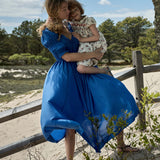 DÔEN - ISCHIA DRESS -- CORFU BLUE