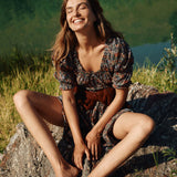 DÔEN - ISCHIA DRESS -- WILDBERRY THICKET