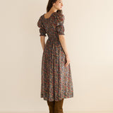 DÔEN - ISCHIA DRESS -- WILDBERRY THICKET