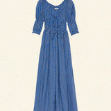 DÔEN - ISCHIA DRESS -- CASSIS CHECK