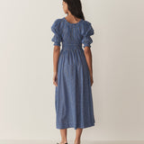 DÔEN - ISCHIA DRESS -- CASSIS CHECK