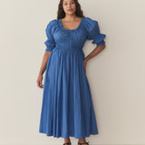 DÔEN - ISCHIA DRESS -- CORFU BLUE