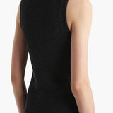 Khaite - Isha Top in Charcoal Silk Cashmere Jersey