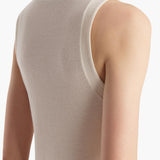 Khaite - Isha Top in Cream Silk Cashmere Jersey