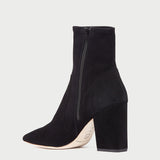 Loeffler Randall - Isla Black Suede Slim Ankle Bootie