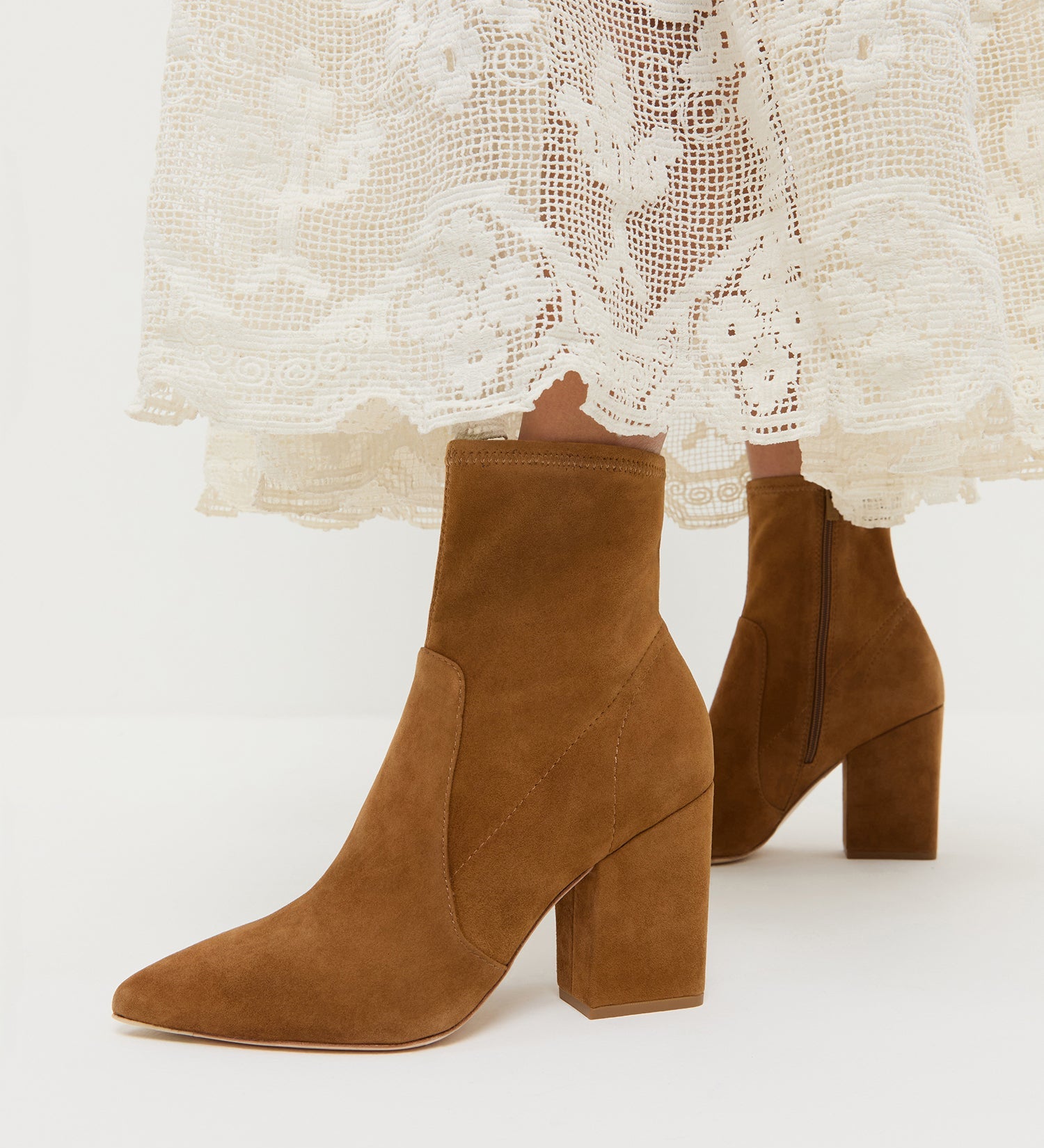 Loeffler Randall - Isla Cacao Suede Ankle Bootie