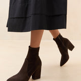 Loeffler Randall - Isla Brown Suede Slim Bootie
