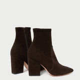 Loeffler Randall - Isla Brown Suede Slim Bootie
