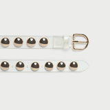 Loeffler Randall - Issa Clear/Champagne Studded Belt