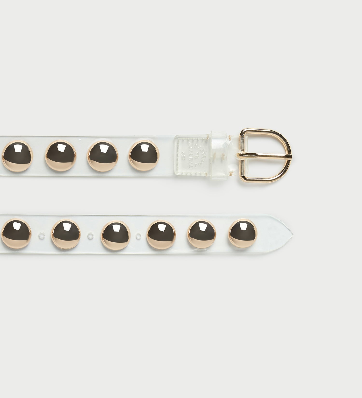 Loeffler Randall - Issa Clear/Champagne Studded Belt