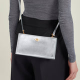 Metier - ISSIMO | Métier Ease Metallic Calfskin Silver