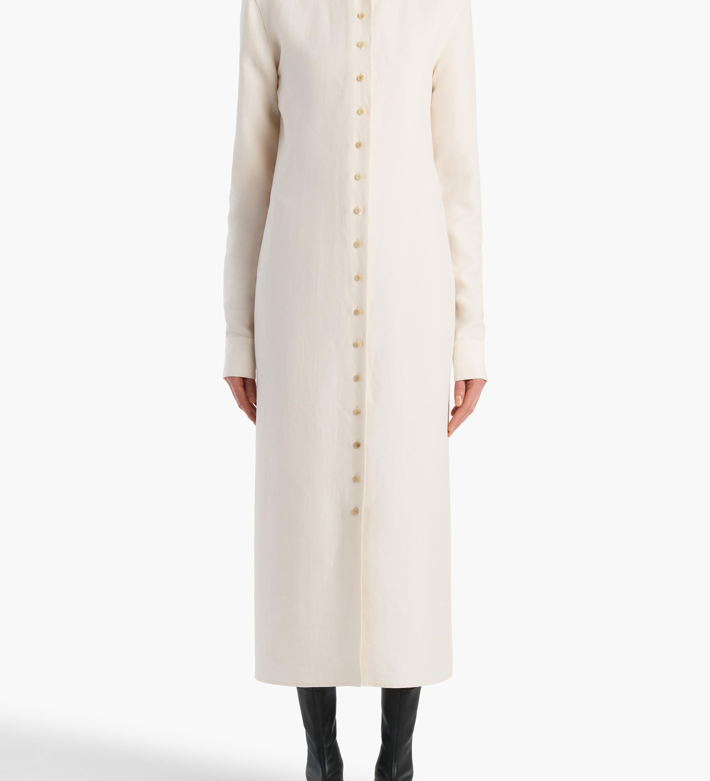 Khaite - Ivanna Dress in Cream