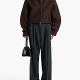 Khaite - Ixin Jacket in Dark Brown