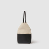 Metier - Incognito 36 Cabas Linen with Apple Leather Black