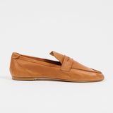 Jamie Haller - The Unlined Penny Loafer in Cuoio