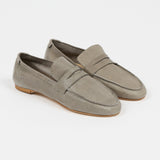 Jamie Haller - The Unlined Penny Loafer in Graphite