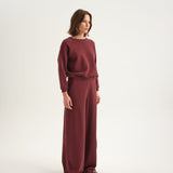 Jamie Haller - The Daily Sweatshirt in Cherry Cola