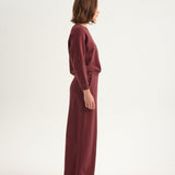 Jamie Haller - The Daily Sweatshirt in Cherry Cola