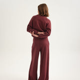 Jamie Haller - The Daily Sweatshirt in Cherry Cola
