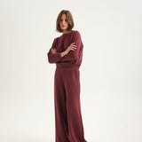 Jamie Haller - The Daily Sweatshirt in Cherry Cola