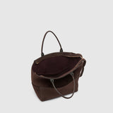 Metier - Incognito Crossbody Suede Chocolate