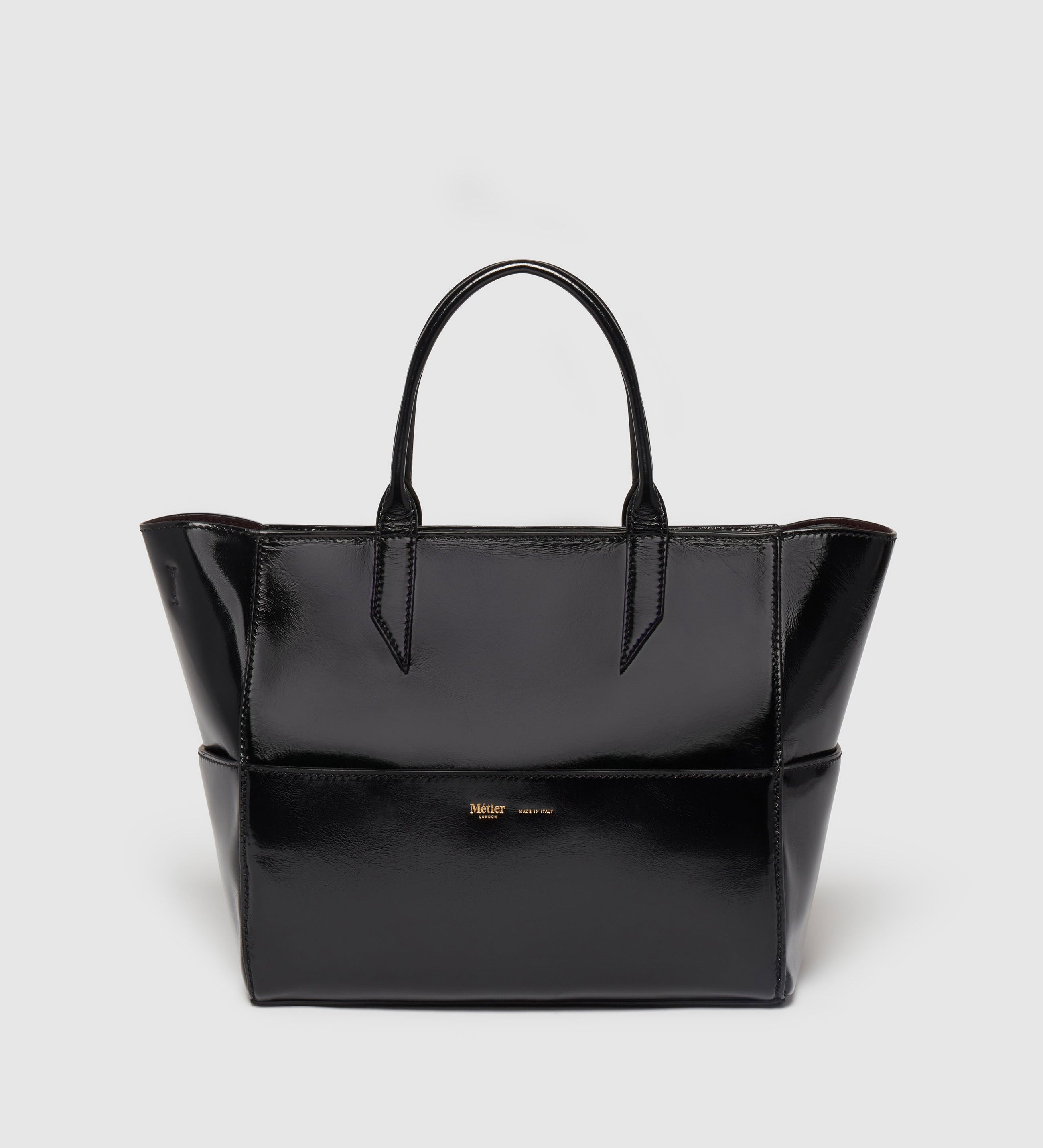 Metier - Incognito Crossbody Glossy Calfskin Black