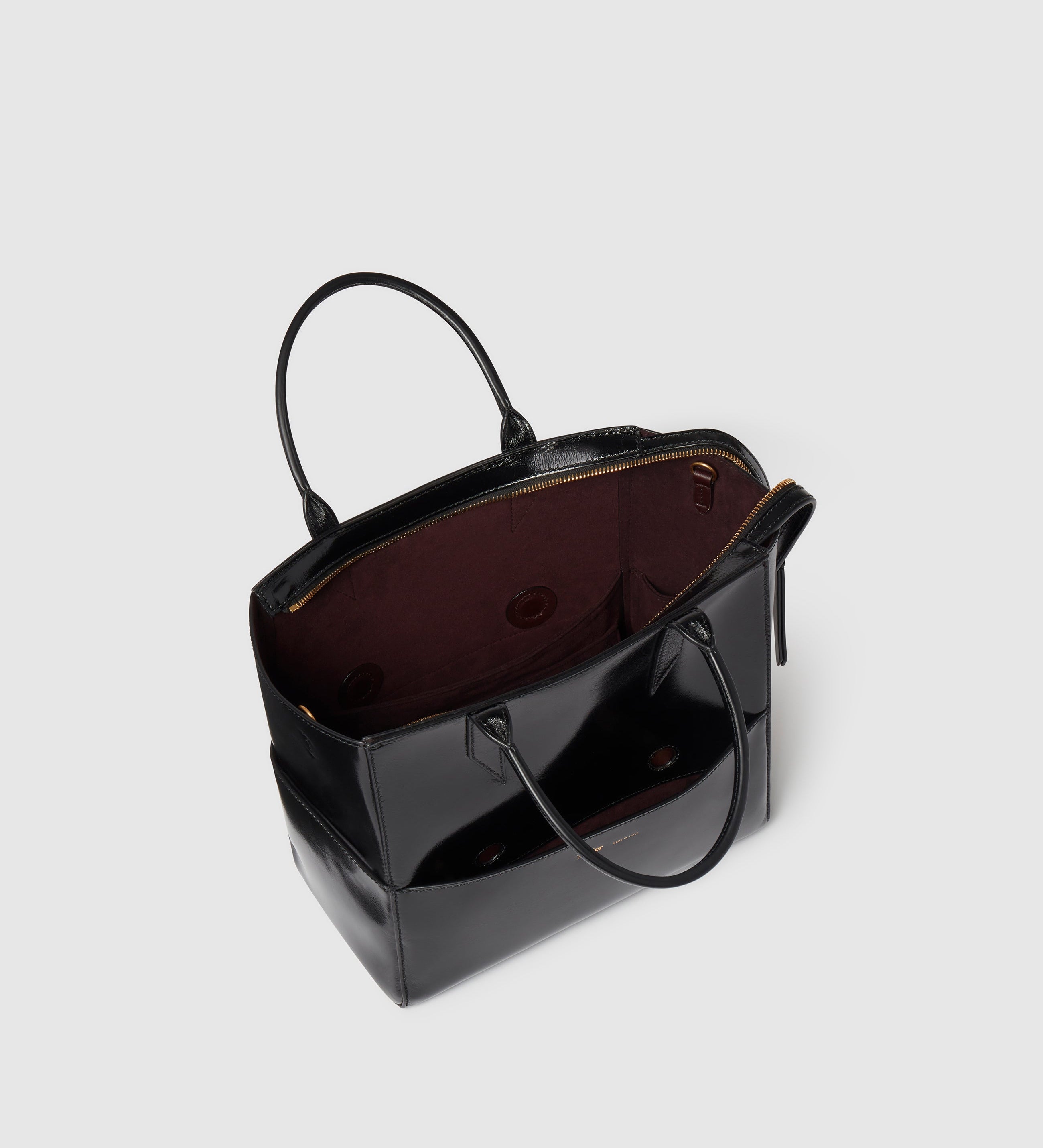 Metier - Incognito Crossbody Glossy Calfskin Black