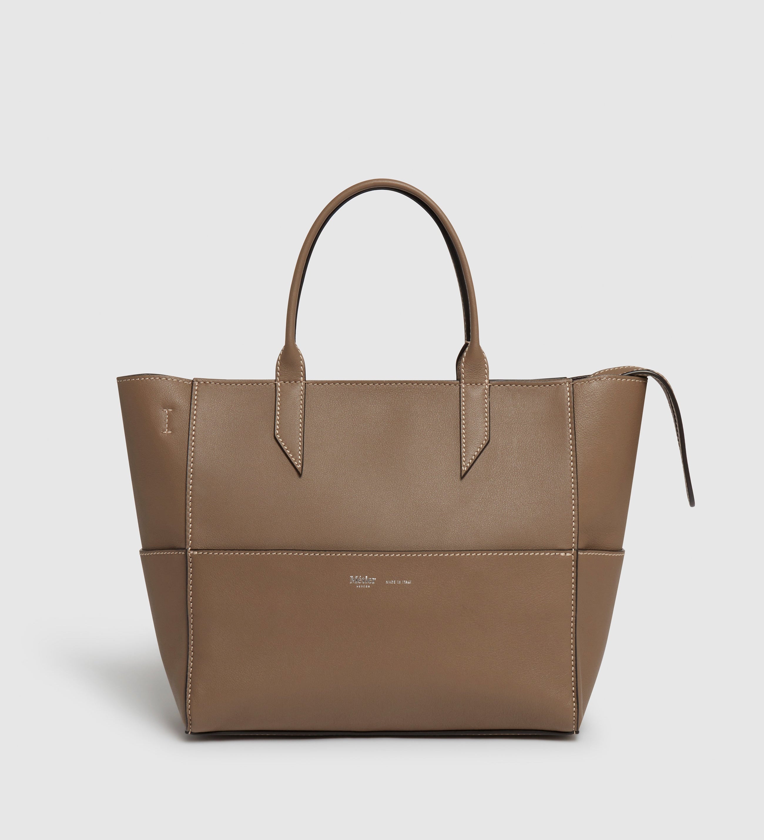 Metier - Incognito Crossbody Cabas Smooth Calfskin Taupe