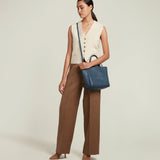 Metier - Incognito Crossbody Cabas Smooth Calfskin Storm