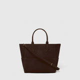 Metier - Incognito Crossbody Suede Chocolate