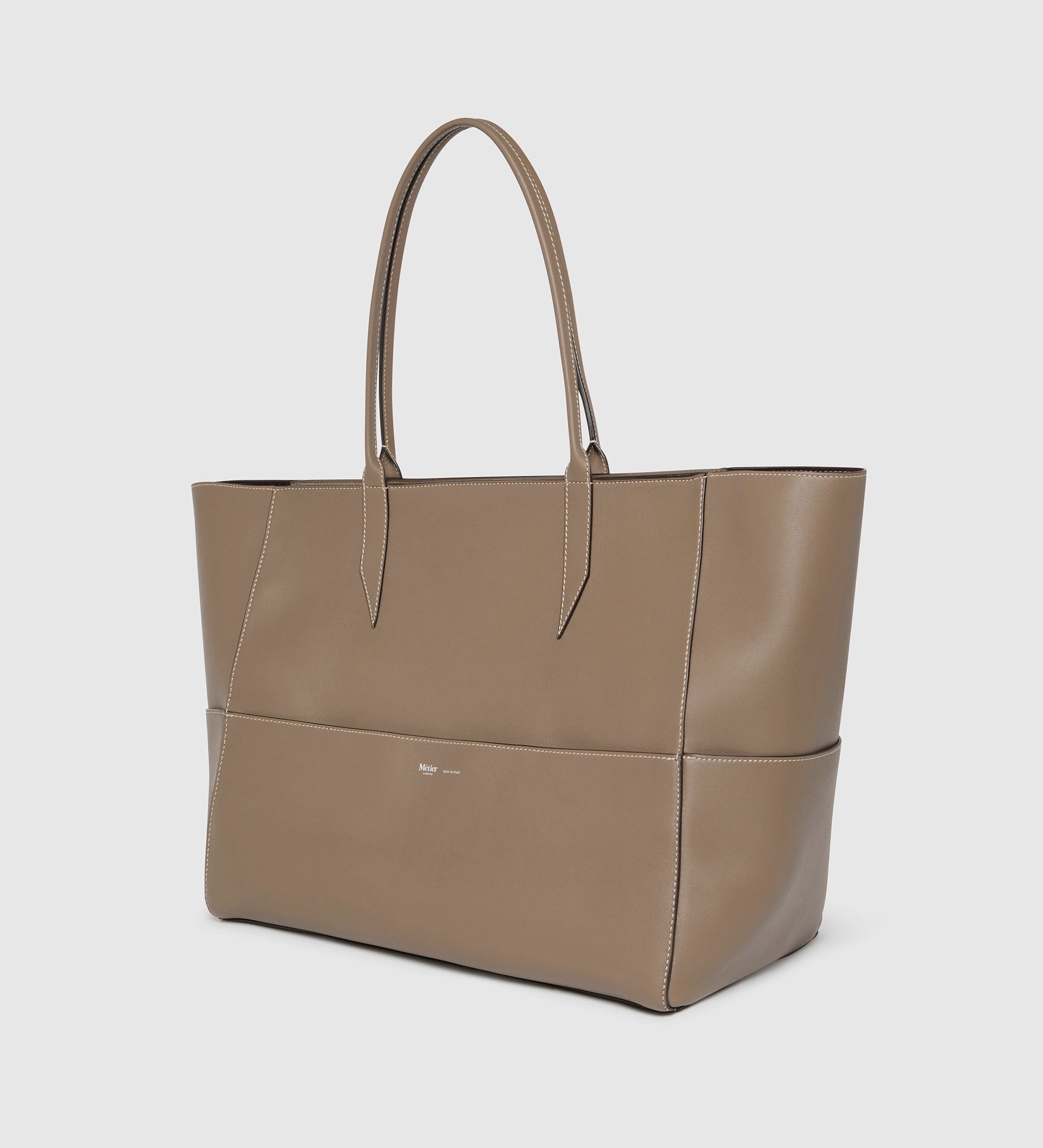 Metier - Incognito 42 Cabas Bag Smooth Calfskin Taupe