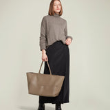 Métier - Incognito Large Cabas Bag Smooth Calfskin Taupe